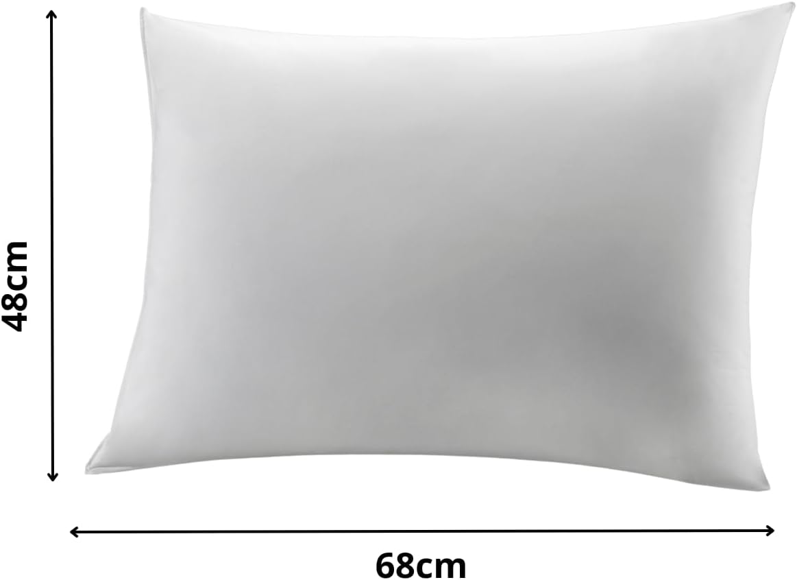 Travesseiro Toque Aveludado - 100 ANOS - BRANCO 48CM X 68CM