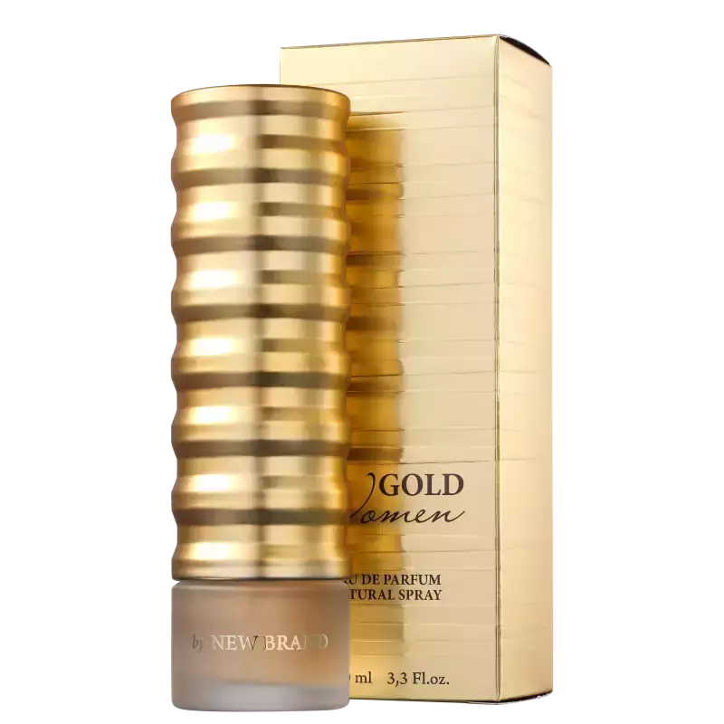 Gold Women New Brand Eau de Parfum - Perfume Feminino 100ml New Brand