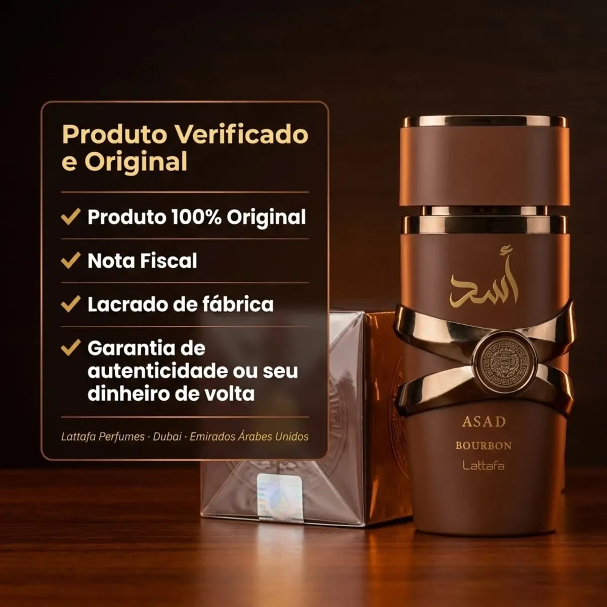 Asad Bourbon Lattafa Eau de Parfum 100ml