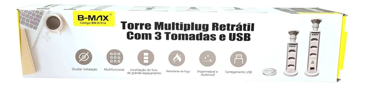 Torre Com 3 Tomadas Bm-8791A