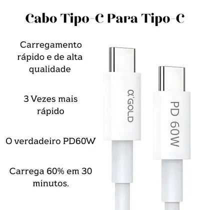 Cabo AGOLD PRO Tipo C/C