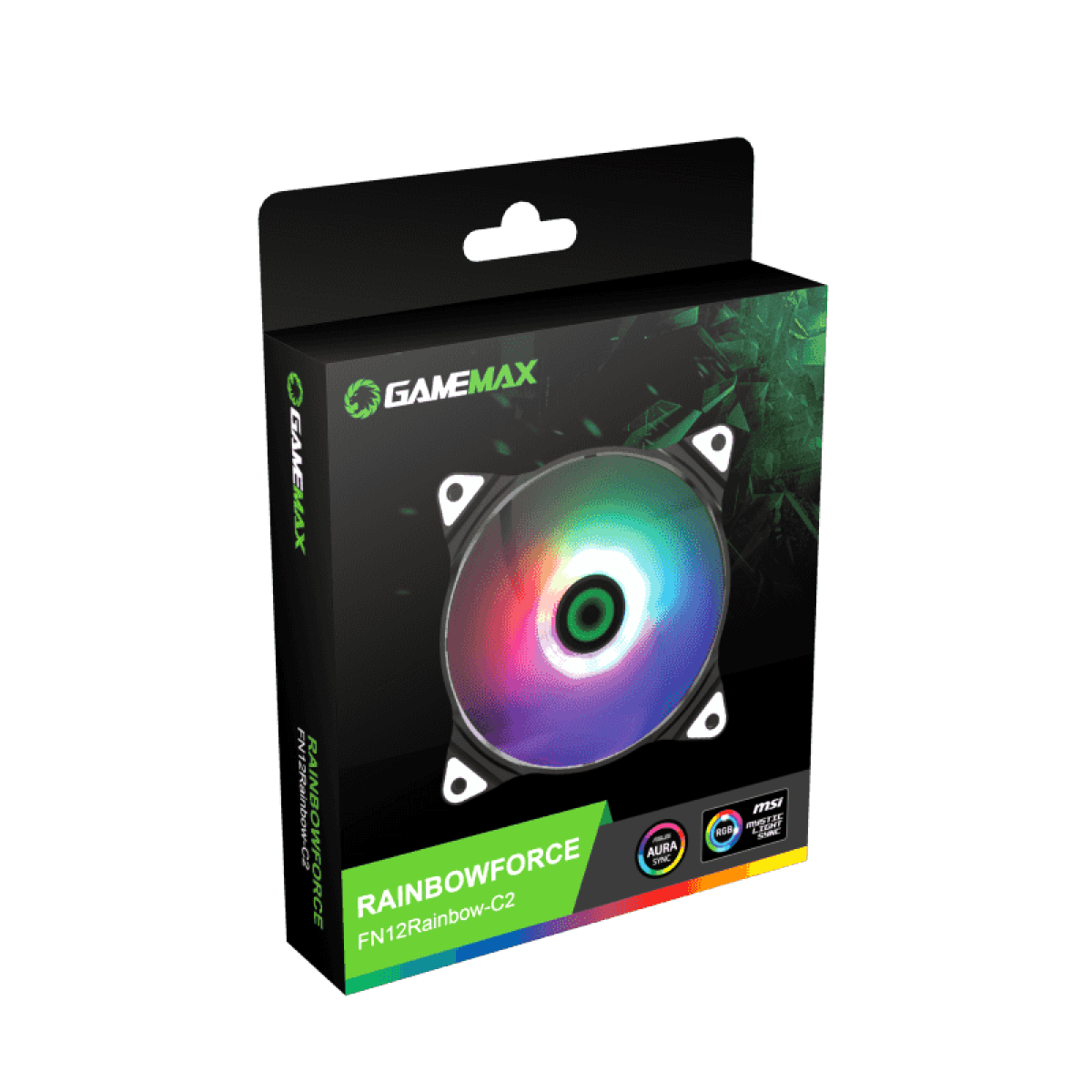 Cooler Fan Gamemax 120MM Rainboww C2