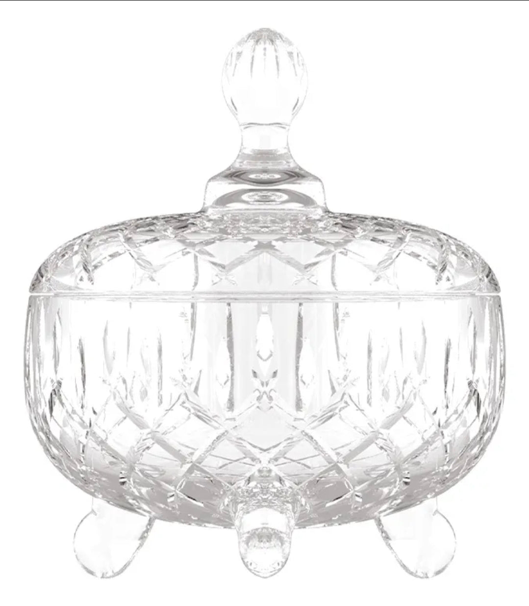Bomboniere de Vidro 6,3X10,5X8,5CM 27430/RYGG034