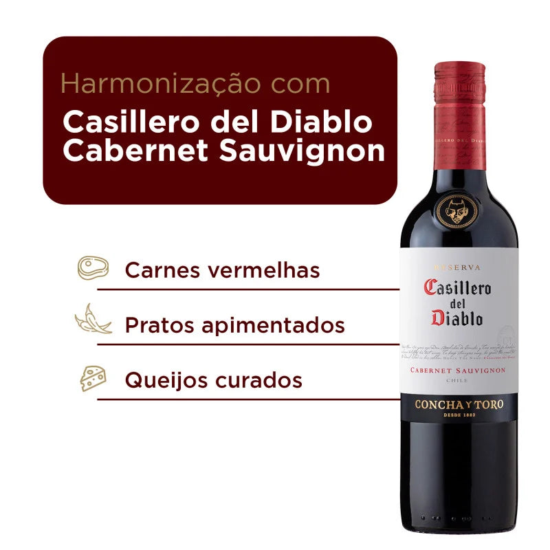 Vinho Chileno Casillero Del Diablo Cabernet Sauvignon 375ML