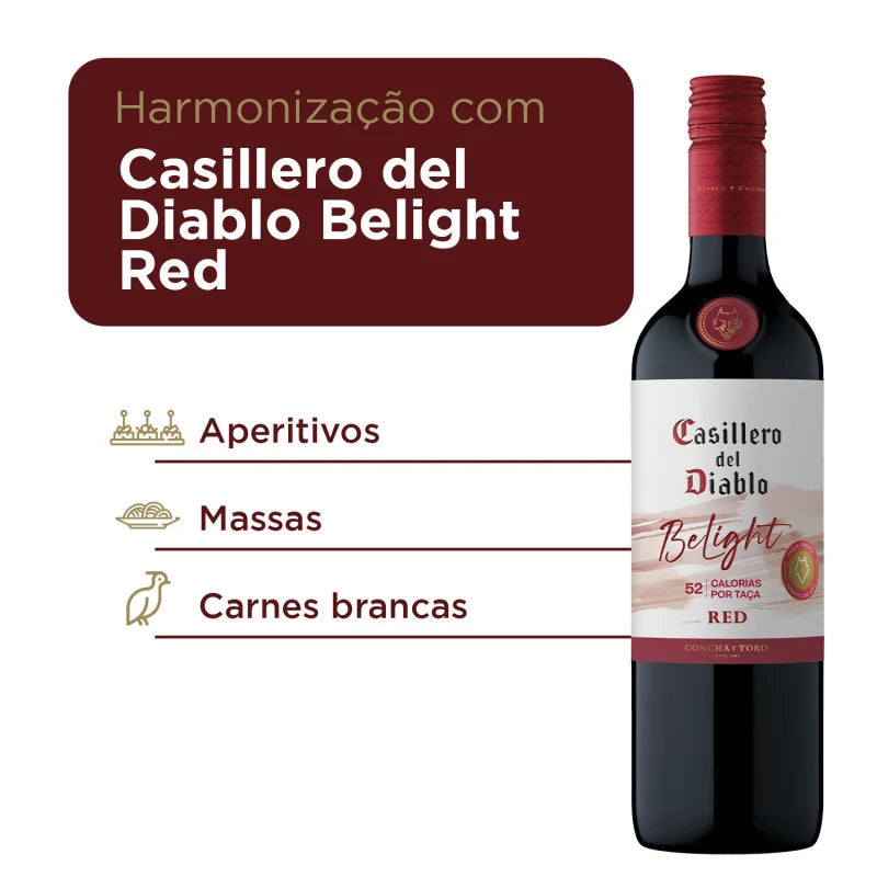 Vinho Chileno Casillero Del Diablo Reserva Belight - Tinto
