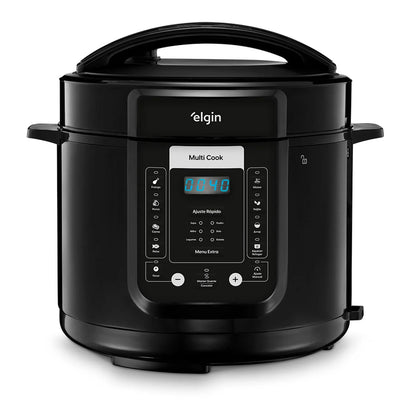 Panela de Pressão Elétrica Digital - 5L 14 Funções 9 Dispositivos de Segurança 900W 220V