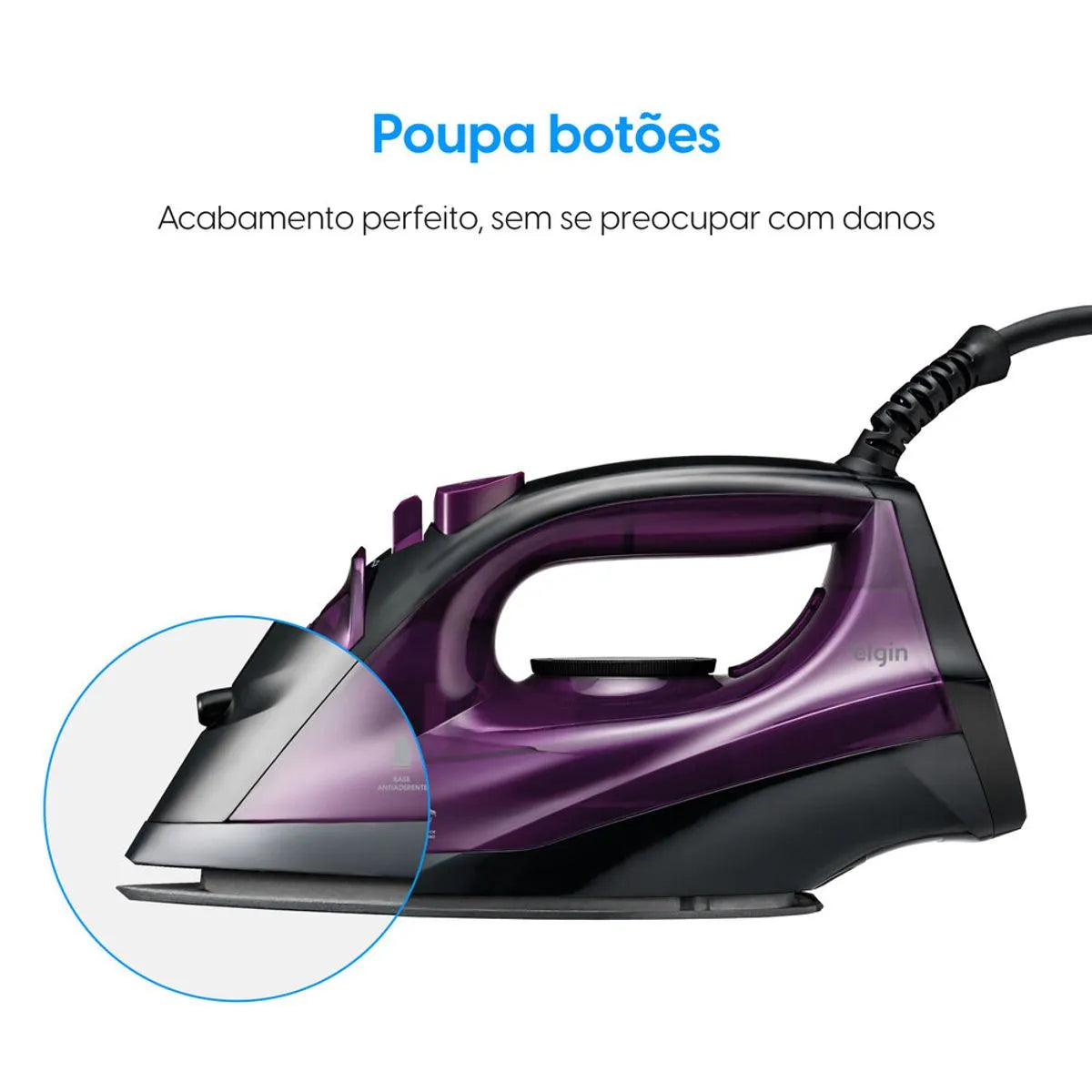 Ferro de Passar Easy Pass - Vapor Spray Proteção Contra Superaquecimento 1.700W 220V