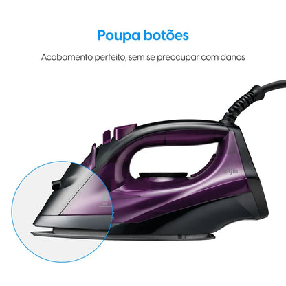 Ferro de Passar Easy Pass - Vapor Spray Proteção Contra Superaquecimento 1.700W 220V