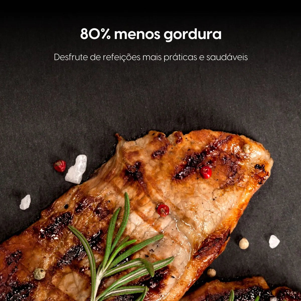 Fritadeira Air fryer Forno Style Oven Fry 10 Litros 220V 1.400W Grelha Removível com Painel Digital