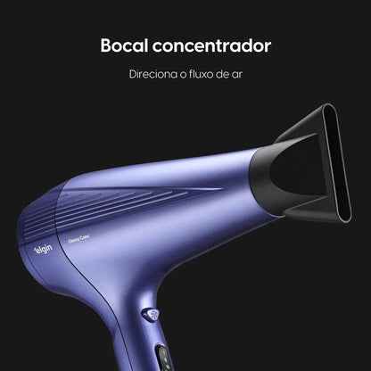 Secador Glossy Color - 2 Velocidades 3 Temperaturas Jato de Ar Frio 2.000W 220V