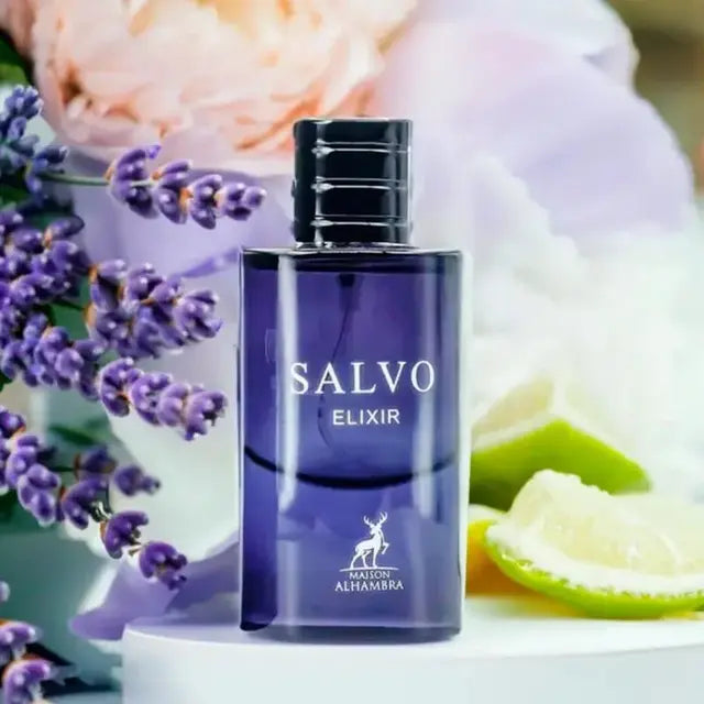 Salvo Elixir Eau de Parfum Perfume Árabe Masculino 60ml