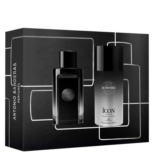 Conjunto The Icon Banderas Masculino - Eau de Parfum 100ml + Desodorante Spray 150ml