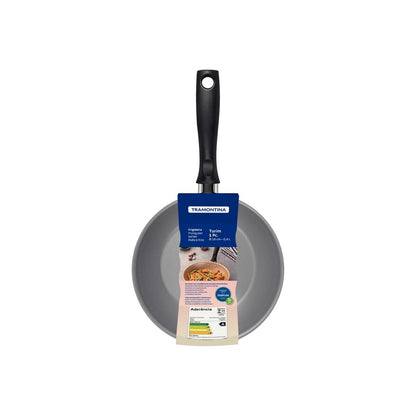 Frigideira Tramontina Turim em Alumínio com Revestimento Interno e Externo em Antiaderente Starflon Max Chumbo 16 cm 0,4 L