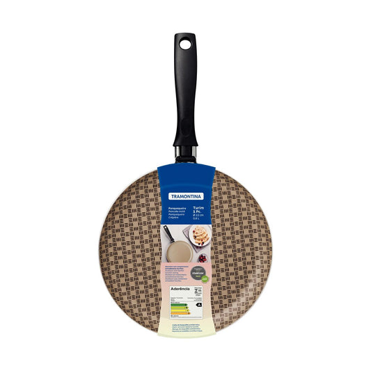 Panquequeira Tramontina Turim em Alumínio com Revestimento Interno e Externo em Antiaderente Starflon Max Vermelho 22 cm 0,6 L