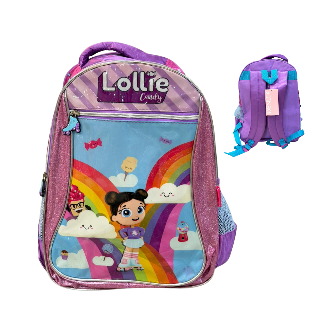 Mochila DL0619  Lollie Candy Lilás