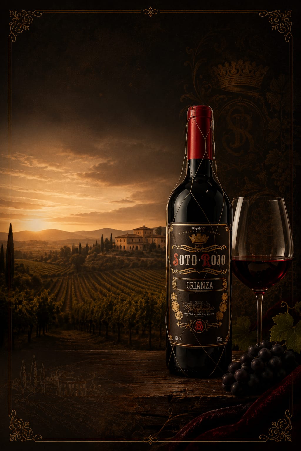 Vinho Crianza Soto Rojo Tempranillo 750ml