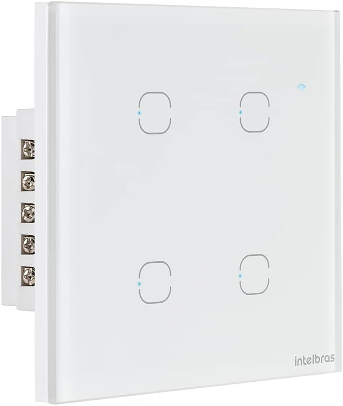 Touch Switch S-1001-4 White 4 Gang