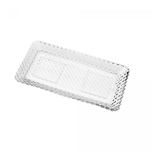 Travessa de Cristal Diamante 25cm x 13cm x 2cm - Lyor