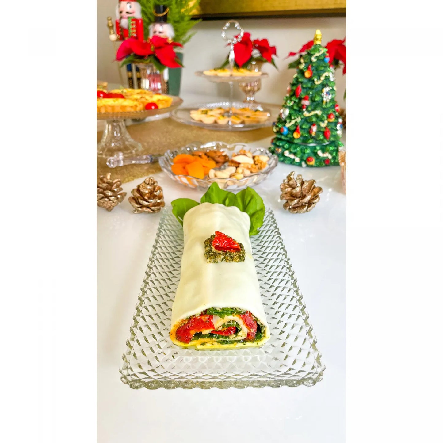 Travessa de Cristal Diamante 25cm x 13cm x 2cm - Lyor