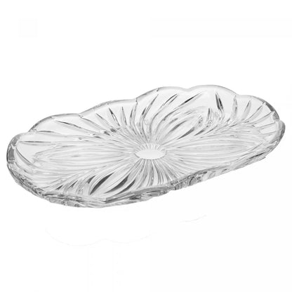 Bandeja de Cristal Alberta 23,8cm x 14cm - Lyor