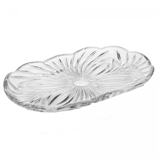 Bandeja de Cristal Alberta 23,8cm x 14cm - Lyor