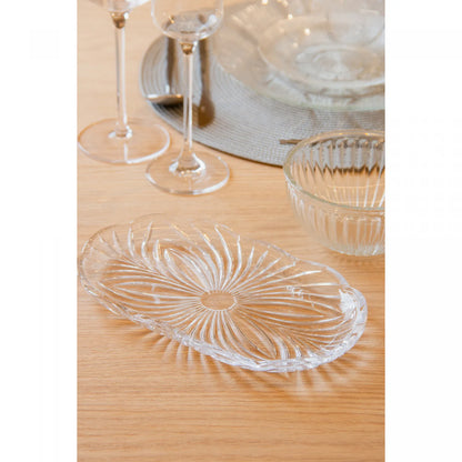 Bandeja de Cristal Alberta 23,8cm x 14cm - Lyor