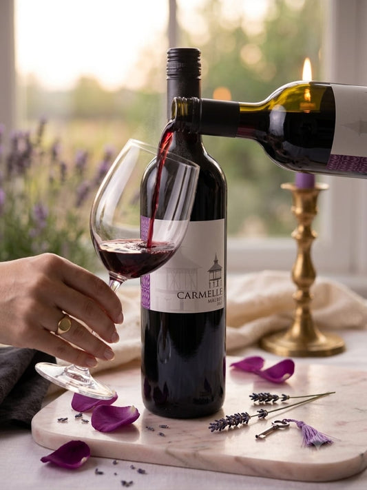Vinho Fino Tinto Meio Seco Carmelle Malbec 750ml