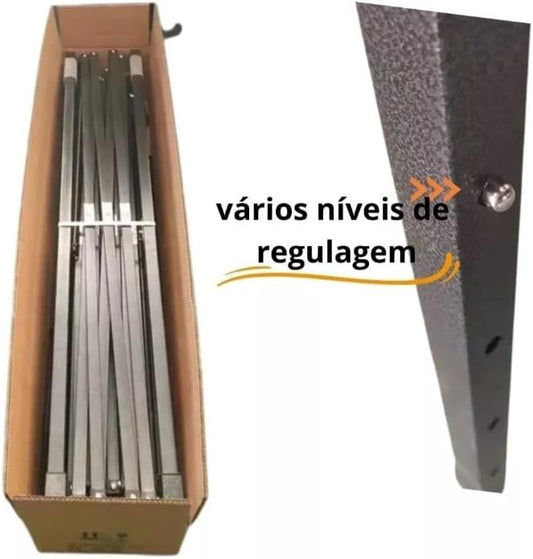 Tenda Gazebo 3x3m Sanfonada. Aço Galvanizado