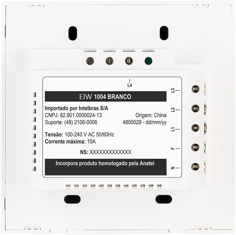 Touch Switch S-1001-4 White 4 Gang