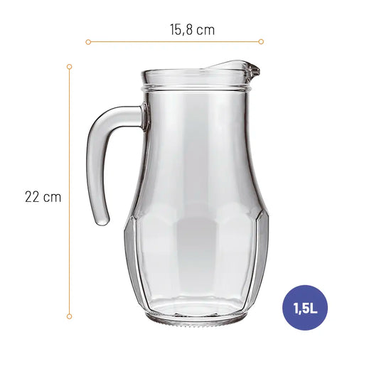 Jarra de mesa em vidro cristalino Tango SM 1,5L