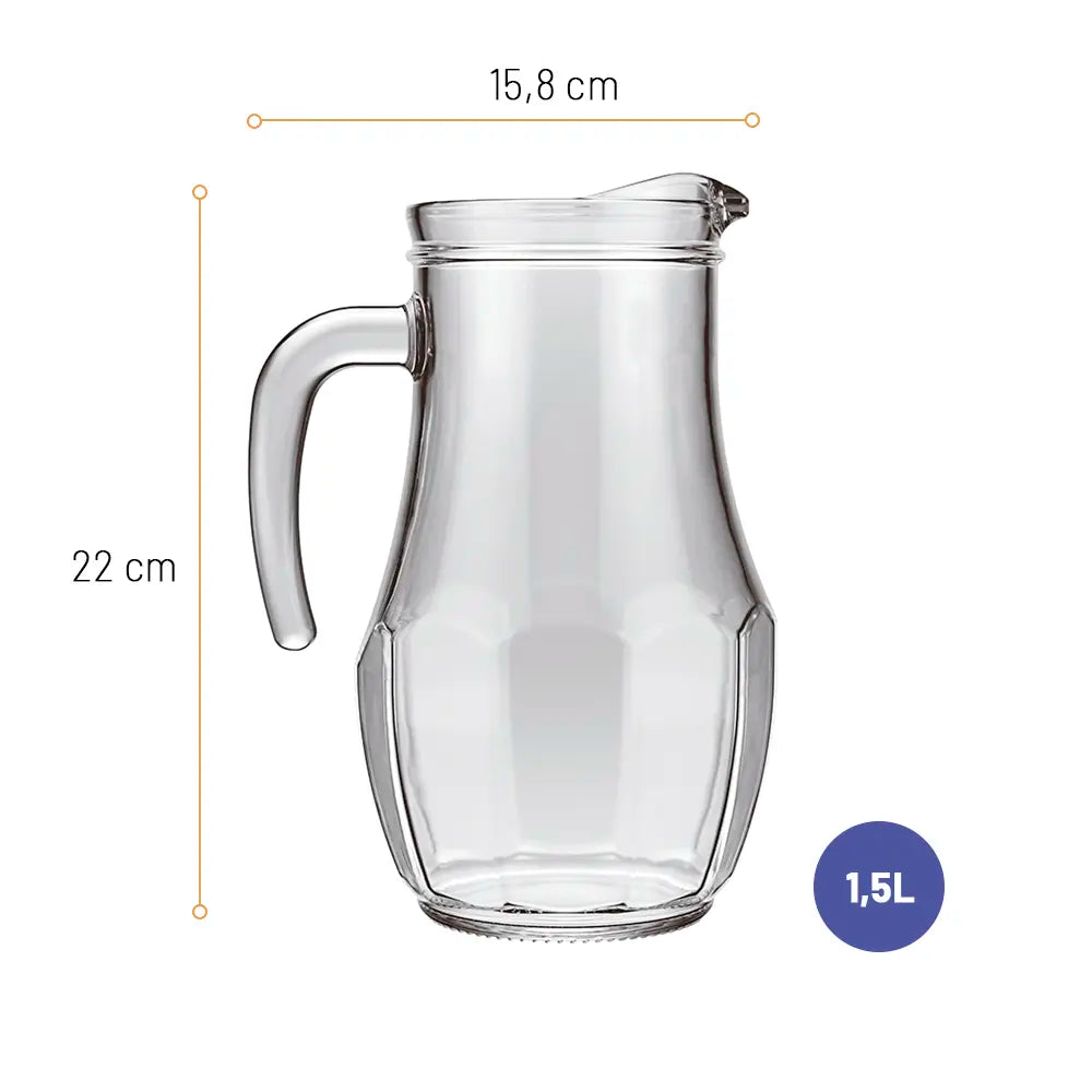 Jarra de mesa em vidro cristalino Tango SM 1,5L