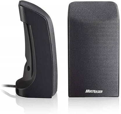 Caixa de som 2.0 1W rms Compact USB Multilaser
