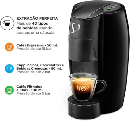 Cafeteira 3 Corações 220v Capsula