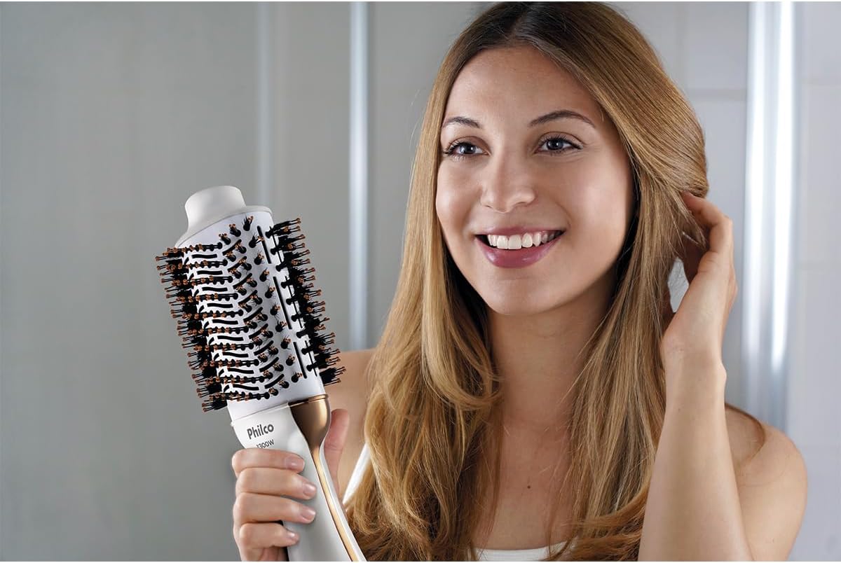 Escova Secadora Philco 4 em 1 1300W PES09BG - Bivolt