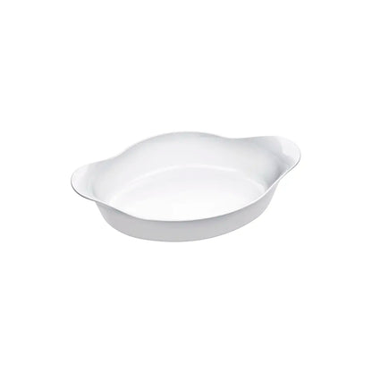 Assadeira Oval Branca Marinex Opaline de 600ml