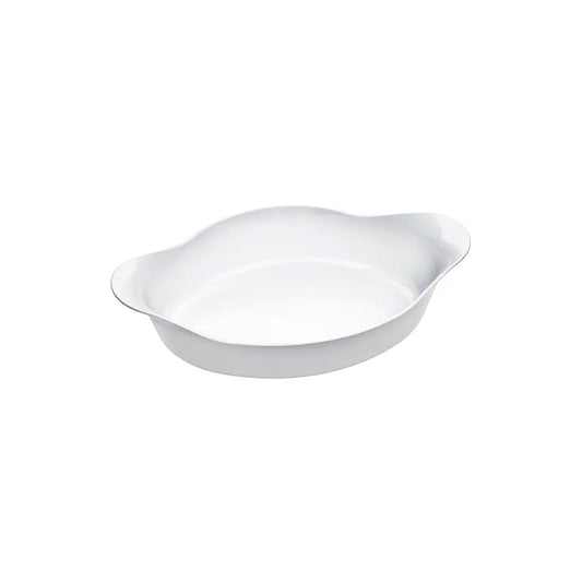 Assadeira Oval Branca Marinex Opaline de 600ml