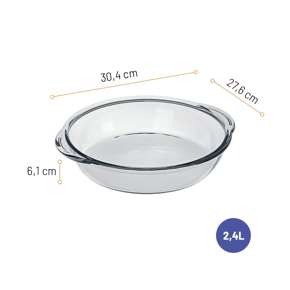 Assadeira Redonda Tradicional Sempre 2,4L