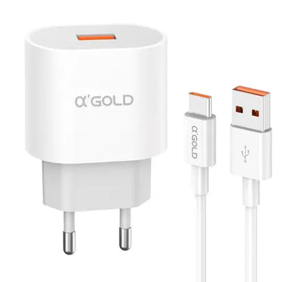 Kit Carregador Agold pro 30W 6.1 Tipo C CA31-7