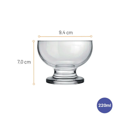 Taça de Sobremesa Paulista Nadir 220ml