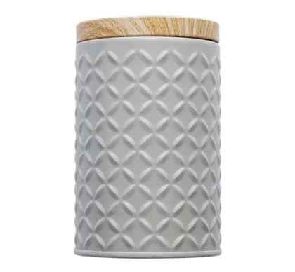 Lata organizadora cinza 11.8X7.5CM