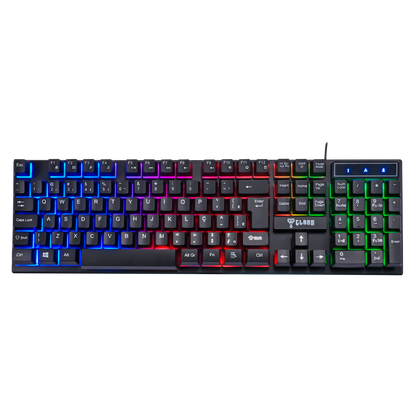 Combo Gamer Nightmare Candy - Teclado/Mouse/Headset/Mousepad-Clanm