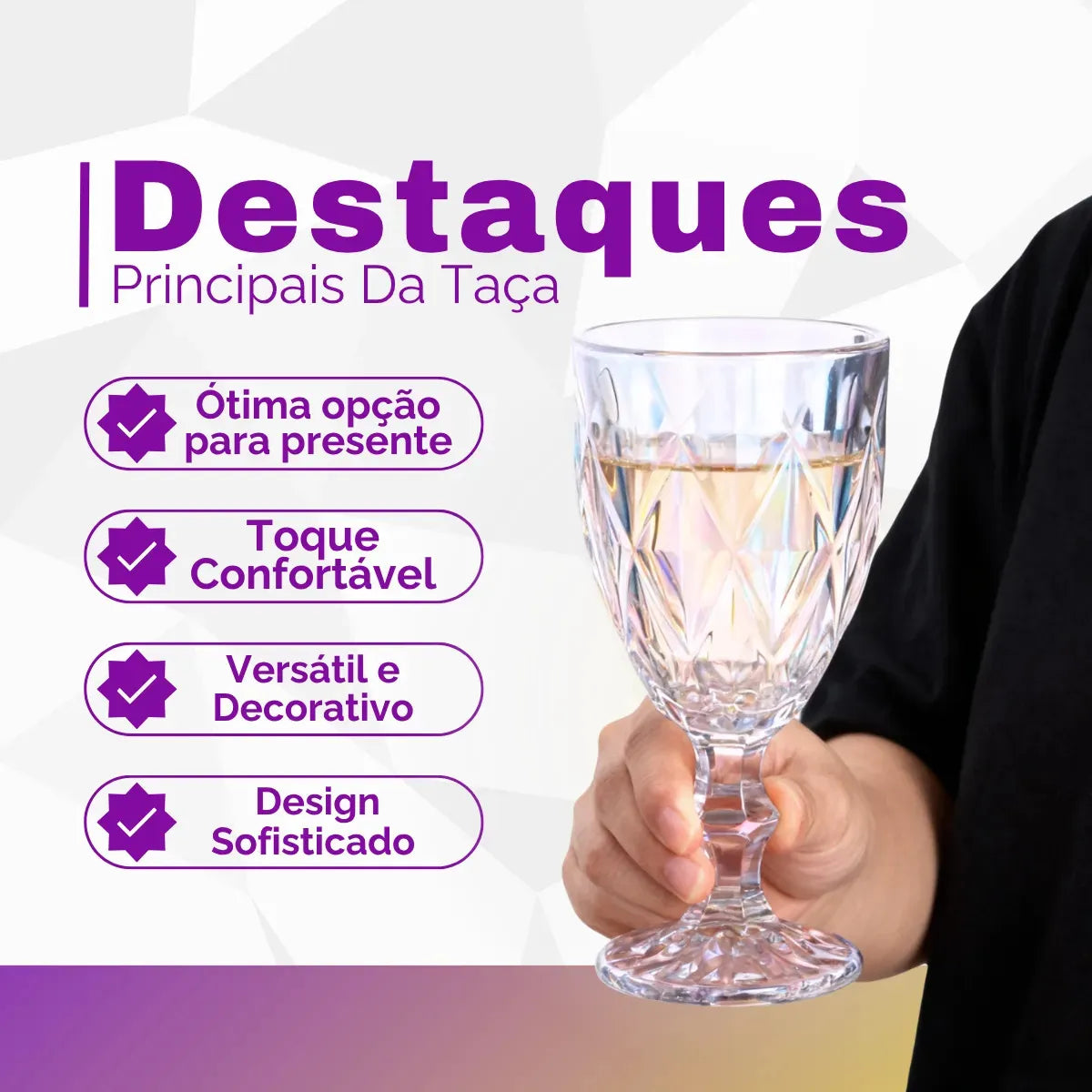 Conjunto Taças Florenza C/6 320ml Raibow