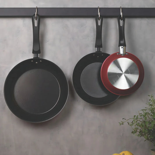 Jogo Frigideira Alumínio 3 Peças Caribe Tramontina Linz 16cm/20cm/24cm