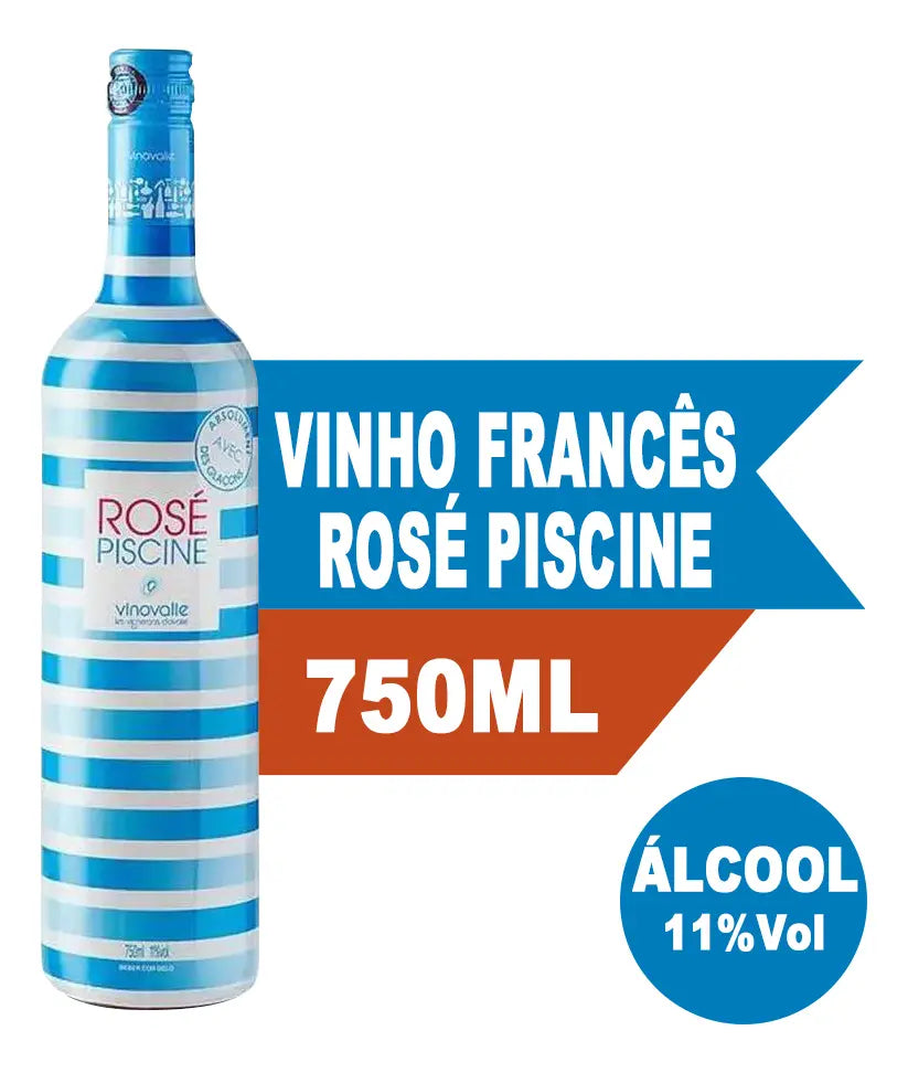 Vinho Rose Piscine Vinovalie 750ml
