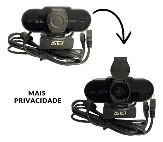 Webcam Full Hd 720p Aitek Sigma-w410 Microfone Integrado