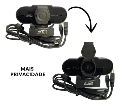 Webcam Full Hd 720p Aitek Sigma-w410 Microfone Integrado