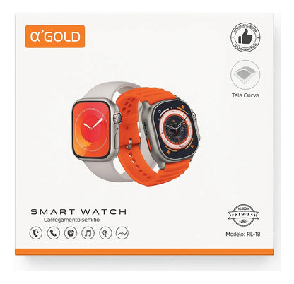 Smartwatch Sem Fio  Agold RL-18 C/2 Smartwatchs