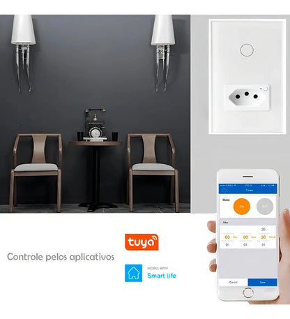 Branco Smart Switch With Socket