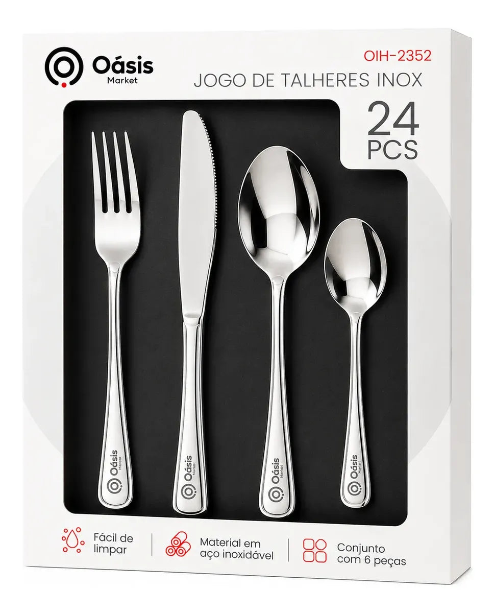 Conjunto De Talheres Inox: Oih-2352