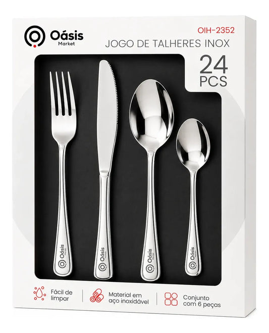 Conjunto De Talheres Inox: Oih-2352